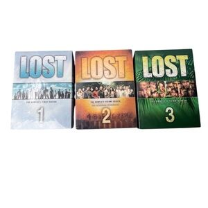 Lot Of 3 Lost (2004-2010) TV Series Seasons 1-3 DVD Bonus Features